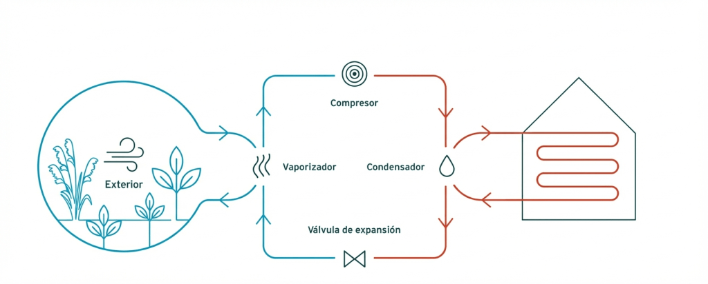 dimensionar aerotermia y energía fotovoltaica