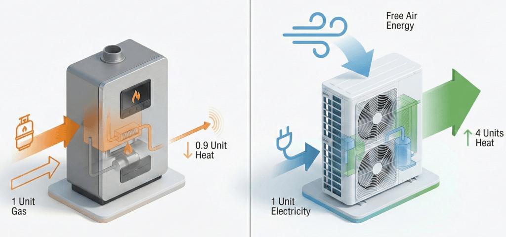 Comparativa: Aerotermia o gas natural